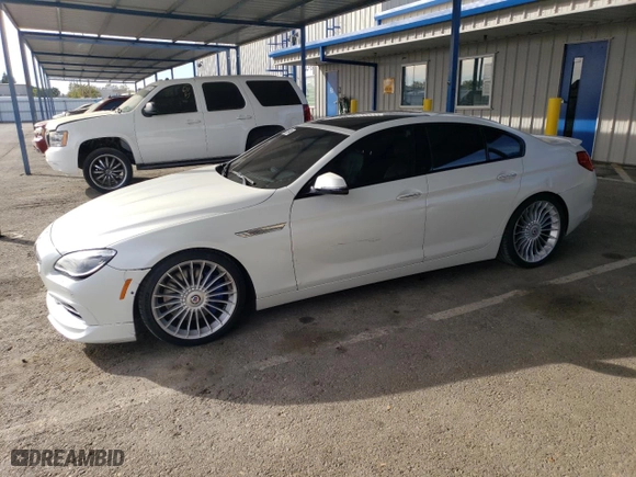 2016 BMW 6 Series 650i xDrive with VIN WBA6D6C51GGK18164, listed as a Copart auction lot 72099914 with 47,600 mi miles and Salvage Title. Bid and sale history available at carsss.com. Image 1.
