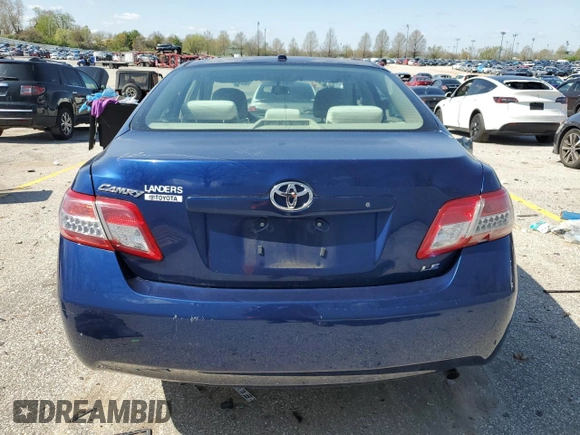 2010 Toyota Camry with VIN 4T1BF3EK2AU546873, listed as a Copart auction lot 51317535 with 76,186 mi miles and Salvage Title. Bid and sale history available at carsss.com. Image 6.