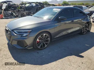 2023 Audi S3 Premium Plus z VIN WAUH3DGY9PA093423, wystawiony jako Copart lot #61346474 z przebiegiem 12 322 mil mil oraz Szkoda całkowita • Salvage title. Historia ofert i sprzedaży dostępna na DreamBid. Obrazek 1.