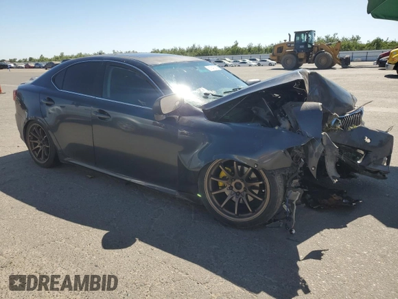 2008 Lexus IS 250 with VIN JTHBK262282078897, listed as a Copart auction lot 61847265 with 261,245 mi miles and Salvage title. Bid and sale history available at DreamBid. Image 4.