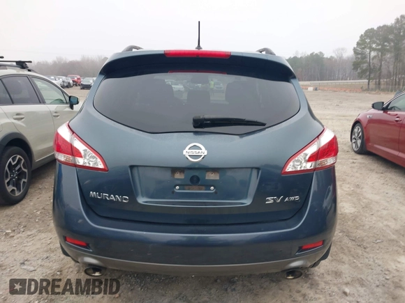 2013 Nissan Murano SV with VIN JN8AZ1MW0DW302958, listed as a IAAI auction lot 41800499 with 138,806 mi miles. Bid and sale history available at carsss.com. Image 16.