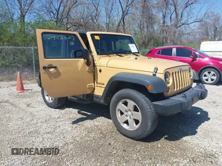 2013 Jeep Wrangler Sport with VIN 1C4AJWAG8DL676619, listed as a IAAI auction lot 41942627 with 130,306 mi miles and . Bid and sale history available at carsss.com. Image 1.