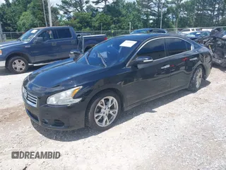 2012 Nissan Maxima SV with VIN 1N4AA5AP0CC855171, listed as a IAAI auction lot 42385030 with 104,453 mi miles and . Bid and sale history available at DreamBid. Image 2.