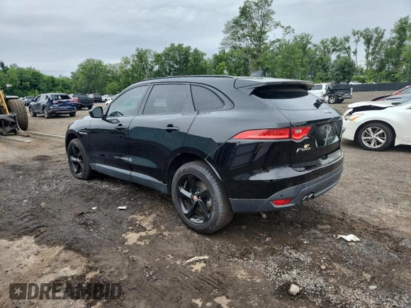2017 Jaguar F-Pace 20d Premium with VIN SADCJ2BN6HA090098, listed as a Copart auction lot 62694045 with 104,480 mi miles and Clean title. Bid and sale history available at DreamBid. Image 2.
