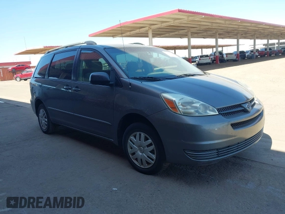 2005 Toyota Sienna CE with VIN 5TDZA23C95S362418, listed as a IAAI auction lot 42526995 with 232,857 mi miles and . Bid and sale history available at DreamBid. Image 1.