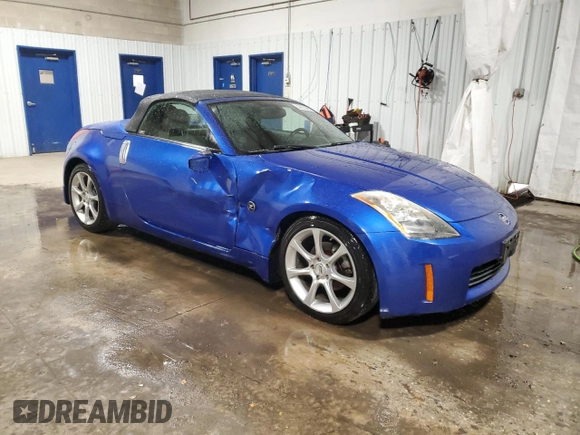 2004 Nissan 350Z Enthusiast z VIN JN1AZ36A34T006197, wystawiony jako Copart lot #44373895 z przebiegiem 108 793 mil mil oraz Szkoda całkowita • Salvage title. Historia ofert i sprzedaży dostępna na DreamBid. Obrazek 4.