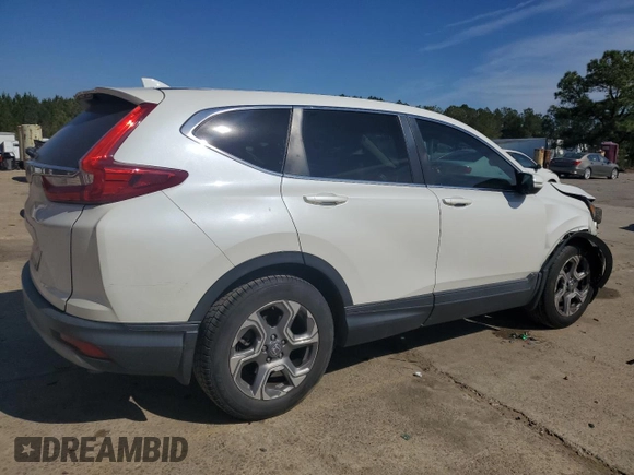 2017 Honda CR-V EX-L with VIN 2HKRW1H84HH518262, listed as a Copart auction lot 46654945 with 142,602 mi miles and Salvage Title. Bid and sale history available at carsss.com. Image 3.