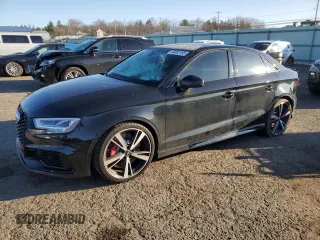 2018 Audi RS 3 z VIN WUABWGFF6J1903375, wystawiony jako Copart lot #49492155 z przebiegiem 62 838 mil mil oraz Szkody całkowita. Historia ofert i sprzedaży dostępna na DreamBid. Obrazek 1.