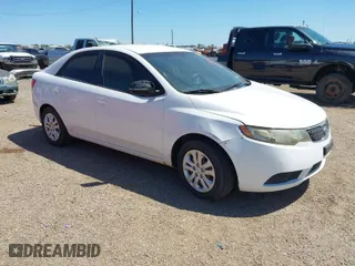 2012 Kia Forte EX with VIN KNAFU4A2XC5489243, listed as a IAAI auction lot 41959381 with 192,071 mi miles. Bid and sale history available at carsss.com. Image 1.