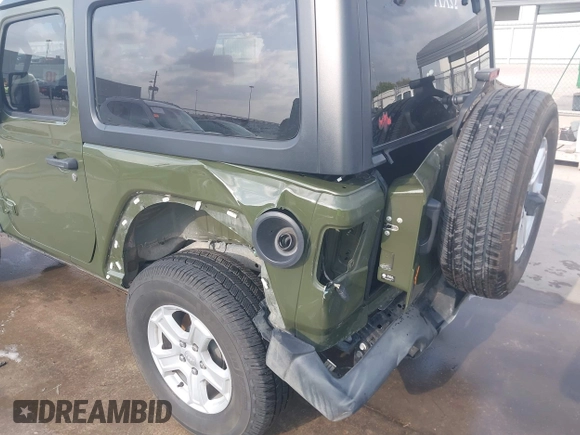 2021 Jeep Wrangler Sport with VIN 1C4GJXAN5MW852653, listed as a IAAI auction lot 42073214 with 53,834 mi miles and . Bid and sale history available at DreamBid. Image 6.