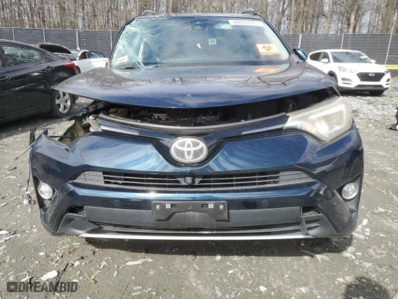 2017 Toyota RAV4 Limited with VIN 2T3DFREV9HW568683, listed as a Copart auction lot 48050685 with 0 mi miles and Salvage Title. Bid and sale history available at carsss.com. Image 5.