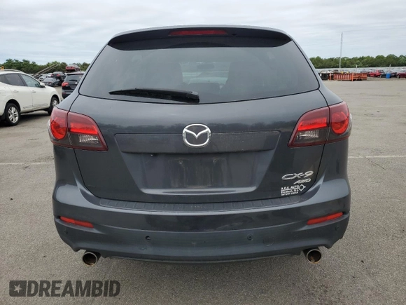 2014 Mazda CX-9 Touring with VIN JM3TB3CV1E0438847, listed as a Copart auction lot 62277205 with 209,050 mi miles and Salvage title. Bid and sale history available at DreamBid. Image 6.