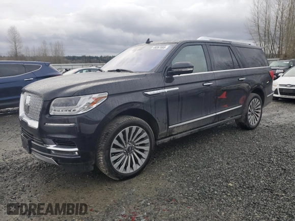 2019 Lincoln Navigator Reserve z VIN 5LMJJ3LT1KEL15753, wystawiony jako Copart lot #49267085 z przebiegiem 59 916 mil mil oraz Szkoda całkowita • Salvage title. Historia ofert i sprzedaży dostępna na DreamBid. Obrazek 1.