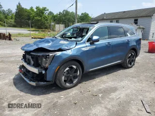 2025 Kia Sorento EX with VIN KNDRJDJH2S5299772, listed as a Copart auction lot 60294795 with 4,282 mi miles and Salvage title. Bid and sale history available at DreamBid. Image 1.