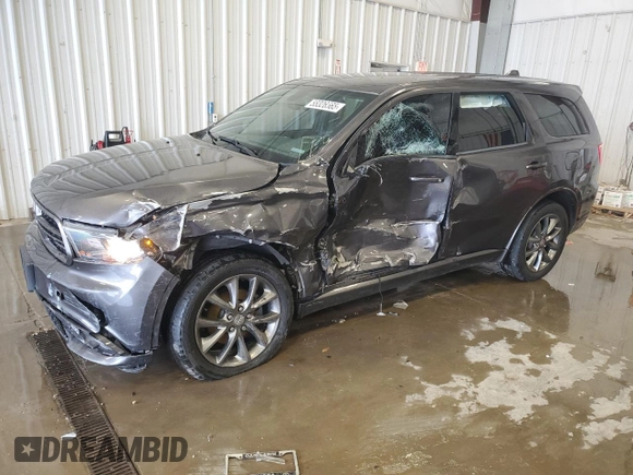 2015 Dodge Durango SXT with VIN 1C4RDJAG1FC169691, listed as a Copart auction lot 55326565 with 82,752 mi miles and Non Repairable. Bid and sale history available at DreamBid. Image 1.