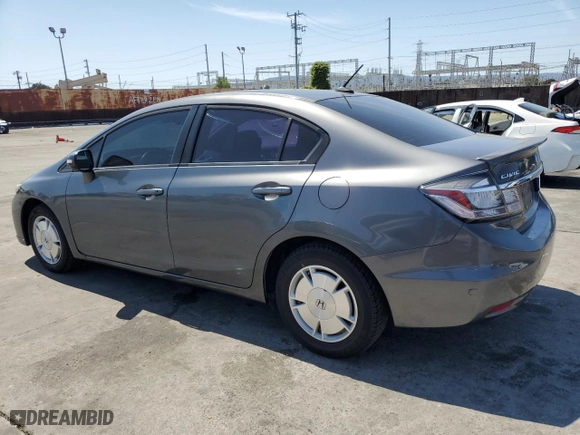 2013 Honda Civic Hybrid with VIN 19XFB4F2XDE201406, listed as a Copart auction lot 51952805 with 156,600 mi miles and Salvage Title. Bid and sale history available at carsss.com. Image 2.