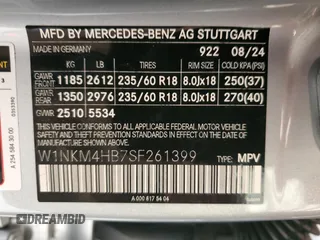 2025 Mercedes-Benz GLC 300 z VIN W1NKM4HB7SF261399, wystawiony jako Copart lot #51929455 z przebiegiem 4 788 mil mil oraz Szkoda całkowita • Salvage title. Historia ofert i sprzedaży dostępna na DreamBid. Obrazek 15.