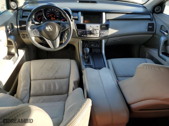 2012 Acura RDX Tech Pkg with VIN 5J8TB1H58CA002382, listed as a Copart auction lot 76984714 with 186,387 mi miles and Salvage Title. Bid and sale history available at carsss.com. Image 8.