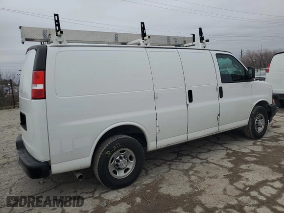 2019 Chevrolet Express Cargo with VIN 1GCWGAFP9K1367606, listed as a Copart auction lot 87336624 with 98,989 mi miles and Clean title. Bid and sale history available at DreamBid. Image 3.