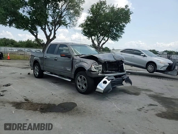 2014 Ford F-150 XL with VIN 1FTFW1CTXEKF32078, listed as a Copart auction lot 55669135 with 144,521 mi miles and Salvage title. Bid and sale history available at DreamBid. Image 14.