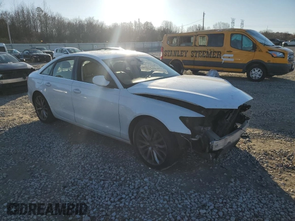 2012 Audi A6 Premium Plus with VIN WAUDFAFC6CN169418, listed as a Copart auction lot 84916094 with Not provided miles and Salvage title. Bid and sale history available at DreamBid. Image 4.