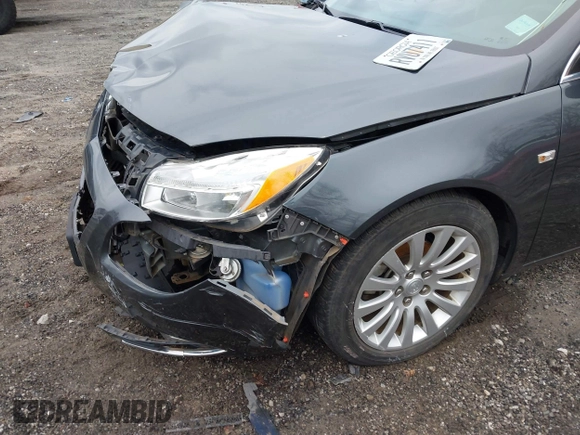 2011 Buick Regal CXL RL1 with VIN 2G4GN5EC6B9198880, listed as a IAAI auction lot 41623371 with 186,088 mi miles and . Bid and sale history available at DreamBid. Image 6.