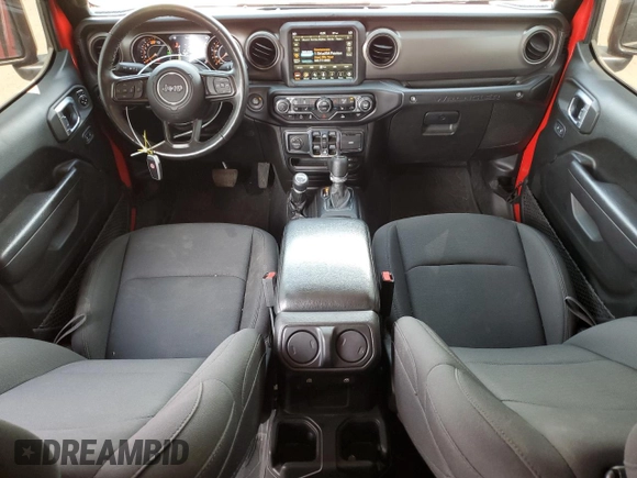 2022 Jeep Wrangler Unlimited Willys with VIN 1C4HJXDN7NW217581, listed as a Copart auction lot 64223115 with 51,132 mi miles and Clean title. Bid and sale history available at DreamBid. Image 8.