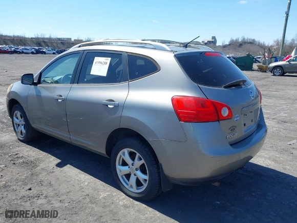 2009 Nissan Rogue SL with VIN JN8AS58V79W436323, listed as a IAAI auction lot 41996288 with 178,560 mi miles. Bid and sale history available at carsss.com. Image 3.