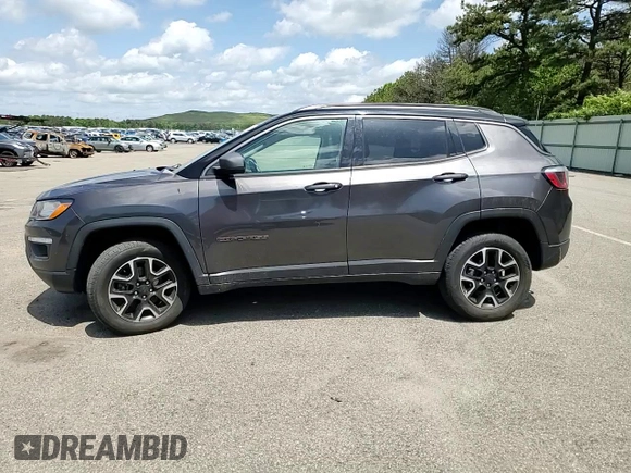 2020 Jeep Compass Trailhawk with VIN 3C4NJDDB1LT189318, listed as a Copart auction lot 50199885 with 93,943 mi miles and Non Repairable. Bid and sale history available at carsss.com. Image 11.