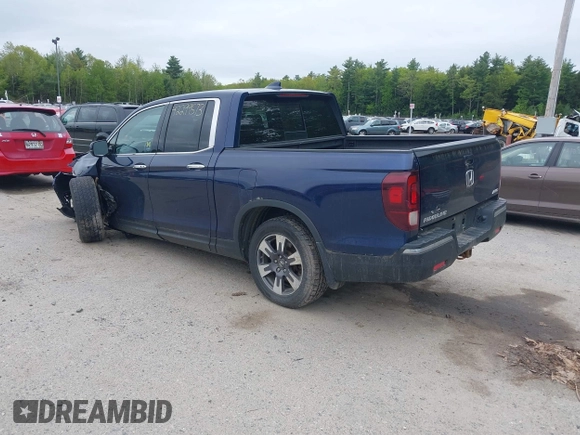 2017 Honda Ridgeline RTL-E with VIN 5FPYK3F78HB018267, listed as a IAAI auction lot 42299573 with 123,207 mi miles and . Bid and sale history available at DreamBid. Image 3.