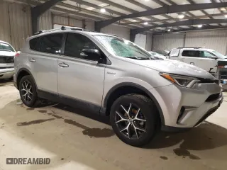 2017 Toyota RAV4 Hybrid SE with VIN JTMJJREV1HD103457, listed as a Copart auction lot 71501122 with 43,274 mi miles. Bid and sale history available at carsss.com. Image 4.