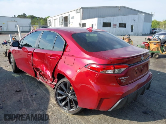 2023 Toyota Corolla SE with VIN 5YFS4MCE8PP167962, listed as a IAAI auction lot 42010518 with 5,648 mi miles and . Bid and sale history available at DreamBid. Image 3.