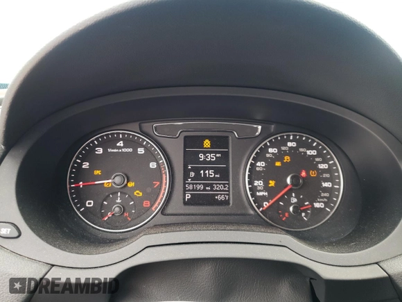 2016 Audi Q3 Premium Plus with VIN WA1BFCFS4GR007762, listed as a Copart auction lot 88314735 with 58,199 mi miles and Salvage title. Bid and sale history available at DreamBid. Image 9.