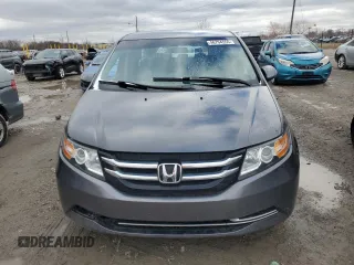 2014 Honda Odyssey EX with VIN 5FNRL5H40EB054748, listed as a Copart auction lot 46794555 with 135,095 mi miles and Salvage Title. Bid and sale history available at carsss.com. Image 5.