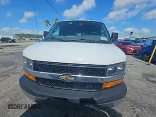 2019 Chevrolet Express Cargo with VIN 1GCWGAFGXK1311576, listed as a IAAI auction lot 42849741 with 157,295 mi miles and . Bid and sale history available at DreamBid. Image 2.