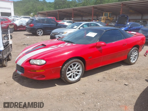 2002 Chevrolet Camaro Z28 z VIN 2G1FP22G222101109, wystawiony jako IAAI lot #39531558 z przebiegiem 100 136 mil mil oraz . Historia ofert i sprzedaży dostępna na DreamBid. Obrazek 2.
