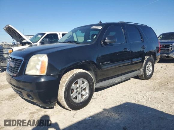 2009 GMC Yukon z VIN 1GKFC23089R176400, wystawiony jako Copart lot #88582875 z przebiegiem 198 600 mil mil oraz Czysty tytuł • Clean title. Historia ofert i sprzedaży dostępna na DreamBid. Obrazek 1.
