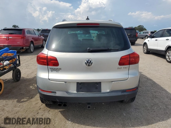 2013 Volkswagen Tiguan S with VIN WVGAV3AX5DW559383, listed as a Copart auction lot 66356005 with 117,271 mi miles and Clean title. Bid and sale history available at DreamBid. Image 6.