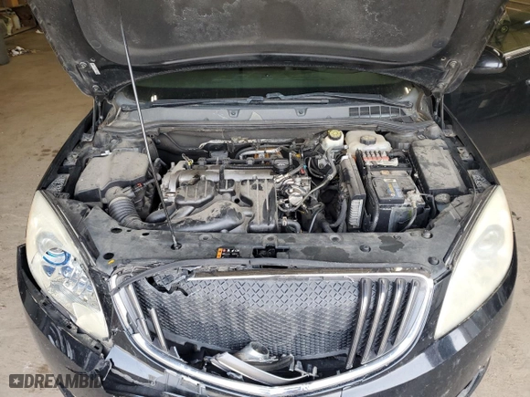 2012 Buick Verano Leather Group with VIN 1G4PS5SK3C4161133, listed as a Copart auction lot 46891785 with 197,805 mi miles and Salvage Title. Bid and sale history available at carsss.com. Image 11.