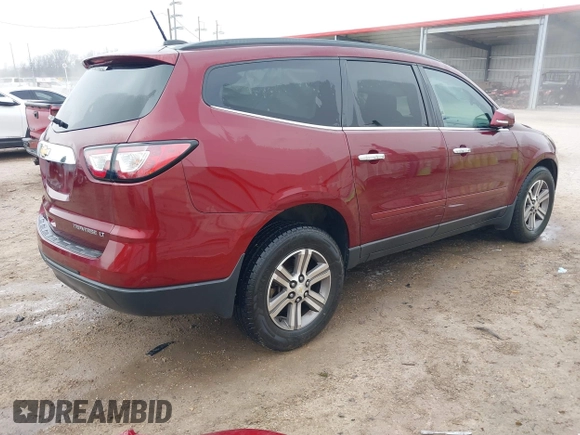 2016 Chevrolet Traverse LT z VIN 1GNKRHKD5GJ213065, wystawiony jako IAAI lot #41488144 z przebiegiem 146 625 mil mil oraz . Historia ofert i sprzedaży dostępna na DreamBid. Obrazek 4.