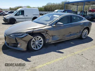 2016 Tesla Model S 70 with VIN 5YJSA1E1XGF147239, listed as a Copart auction lot 56529075 with 82,562 mi miles and Salvage title. Bid and sale history available at DreamBid. Image 1.