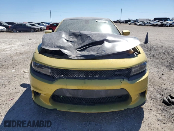 2021 Dodge Charger R/T with VIN 2C3CDXCT3MH616684, listed as a Copart auction lot 49876155 with 93,608 mi miles and Salvage Title. Bid and sale history available at carsss.com. Image 5.