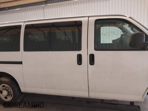 2019 Chevrolet Express Passenger LS with VIN 1GAWGEFG4K1200151, listed as a IAAI auction lot 41540721 with 111,873 mi miles and . Bid and sale history available at DreamBid. Image 13.