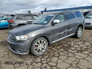 2017 Dodge Durango Citadel with VIN 1C4RDJEG5HC937704, listed as a Copart auction lot 43774085 with 108,628 mi miles and Salvage Title. Bid and sale history available at carsss.com. Image 1.