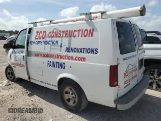 2002 Chevrolet Astro Cargo with VIN 1GCDM19X82B139313, listed as a Copart auction lot 61663064 with 271,586 mi miles and Salvage Title. Bid and sale history available at carsss.com. Image 2.