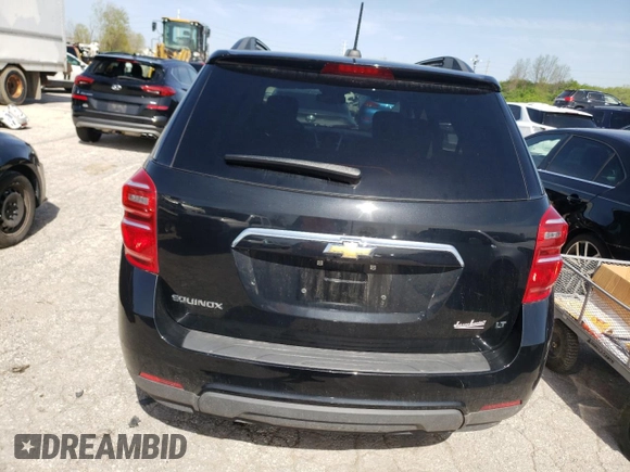 2017 Chevrolet Equinox LT with VIN 2GNALCEK8H1551792, listed as a Copart auction lot 49466094 with 36,309 mi miles and Salvage Title. Bid and sale history available at carsss.com. Image 6.