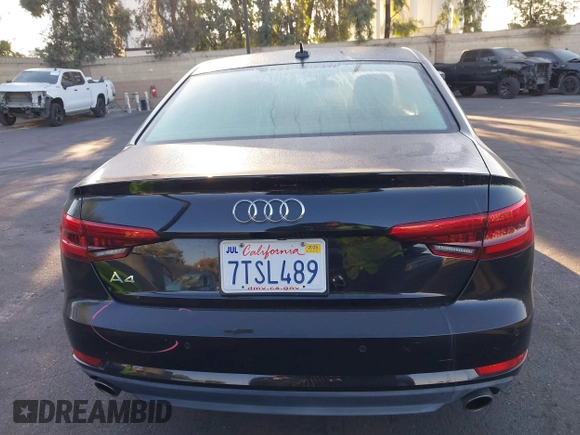 2017 Audi A4 Premium with VIN WAUGNAF42HN011030, listed as a IAAI auction lot 42674588 with 62,802 mi miles and . Bid and sale history available at DreamBid. Image 17.