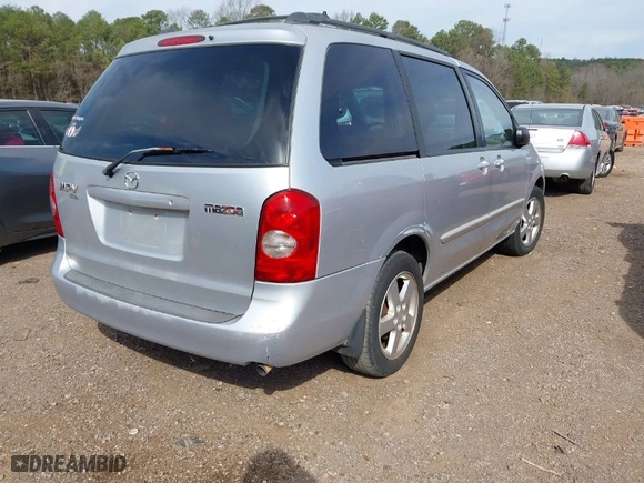 2002 Mazda MPV LX with VIN JM3LW28J520319070, listed as a IAAI auction lot 41671586 with 272,831 mi miles. Bid and sale history available at carsss.com. Image 4.