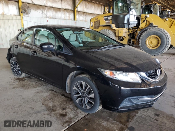 2015 Honda Civic EX z VIN 19XFB2F80FE209090, wystawiony jako Copart lot #53908945 z przebiegiem 90 590 mil mil oraz Szkoda całkowita • Salvage title. Historia ofert i sprzedaży dostępna na DreamBid. Obrazek 4.