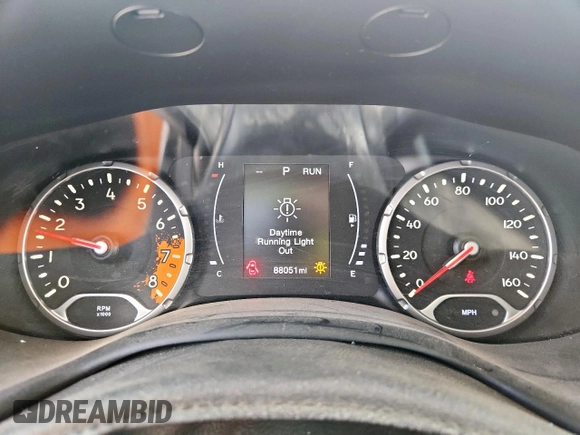2018 Jeep Renegade Latitude with VIN ZACCJBBB2JPH65906, listed as a Copart auction lot 58846045 with 88,051 mi miles and Salvage title. Bid and sale history available at DreamBid. Image 9.